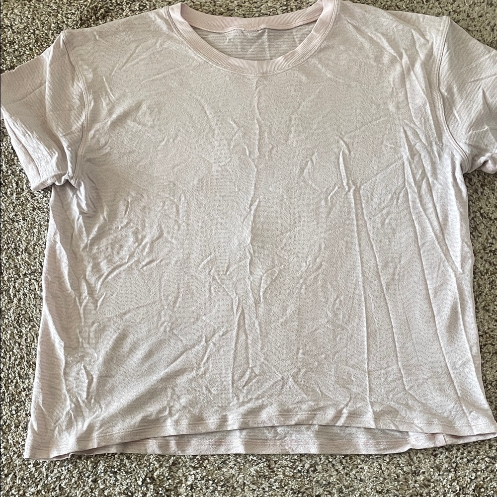 lululemon athletica Blush Short Sleeve Tee